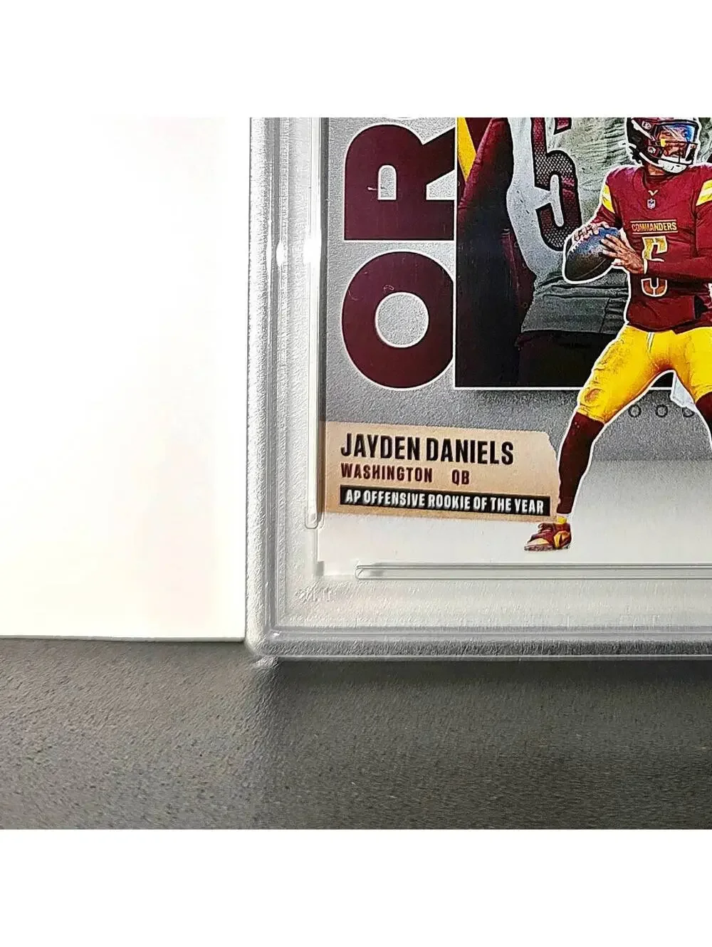 Jayden Daniels 2024 Panini NFL AP Offensive Rookie of the Year Commanders PSA 10